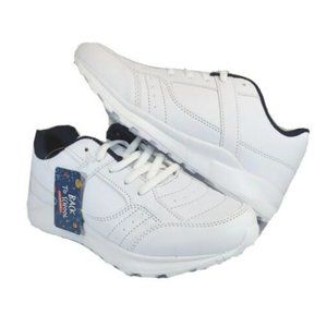 Hawkwell Kids Boys Girls School Uniform Sneakers Running Shoes White Sz 12